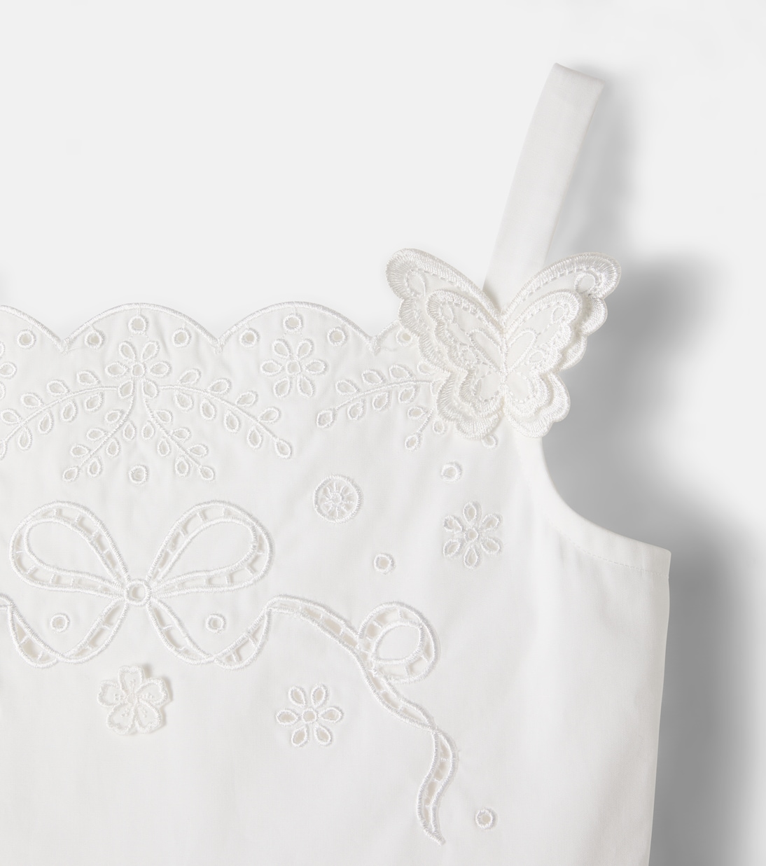 Robe en popeline de coton | Self-Portrait Kids