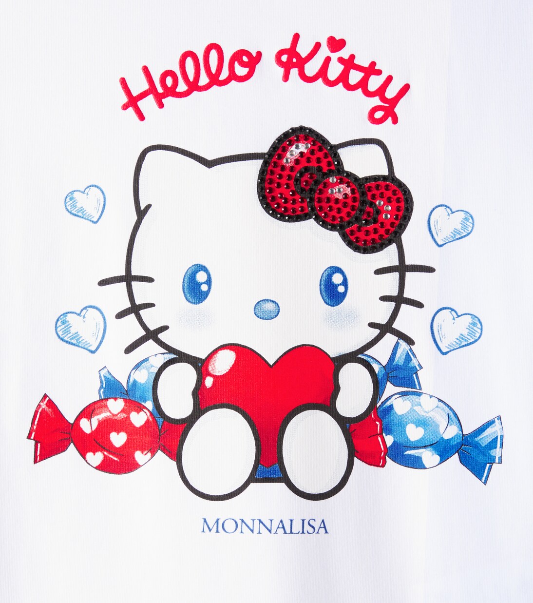 x Hello Kitty cotton-blend jersey T-shirt | Monnalisa