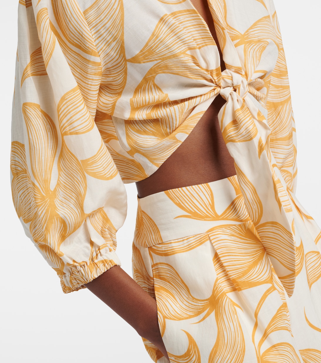 Printed crop top | Adriana Degreas