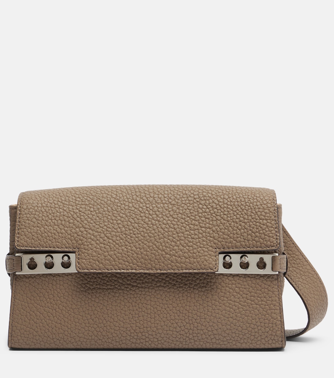 Schultertasche Tempête City Small aus Leder | Delvaux