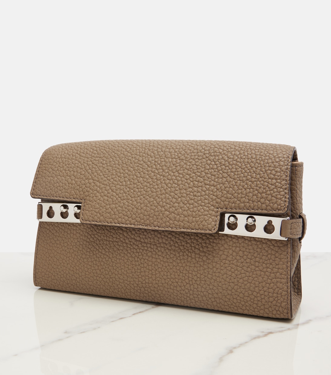 Schultertasche Tempête City Small aus Leder | Delvaux