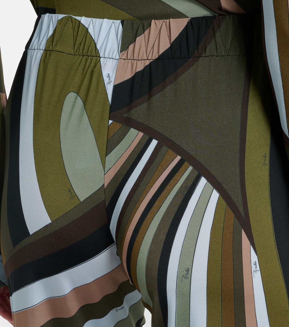 Weite Hose aus Satin-Jersey | Pucci