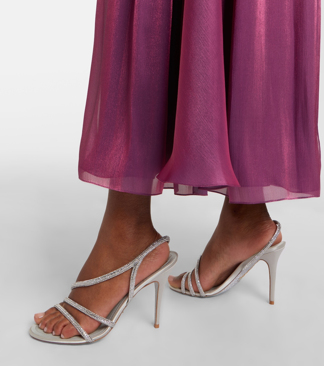 Robe Lurex à ornement | Costarellos