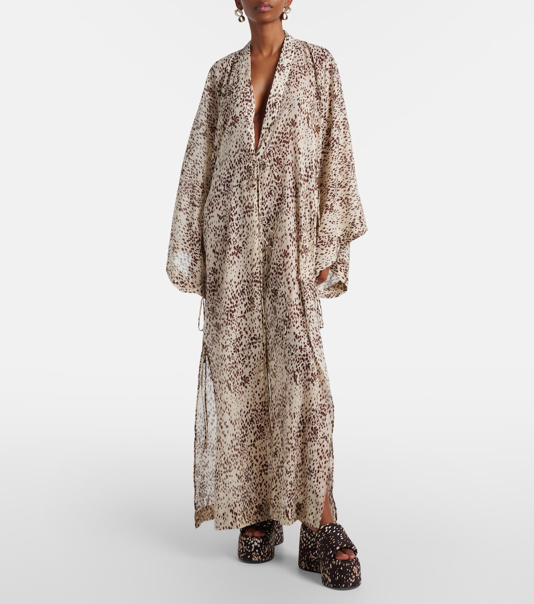 Sandali platform Mochi con stampa leopardata | The Attico