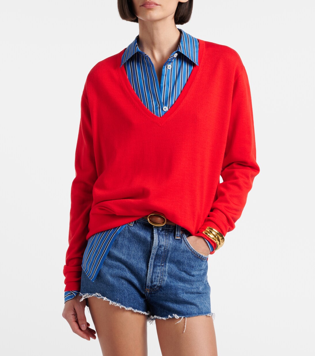 Ridley denim shorts | Agolde