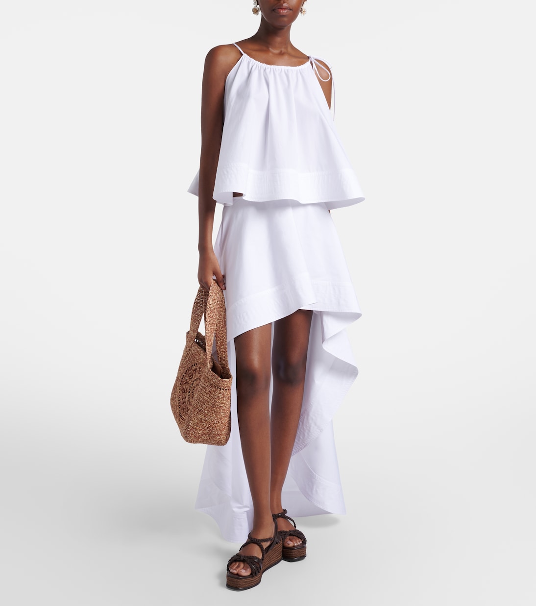 Nyra braided suede espadrille wedges | Jimmy Choo