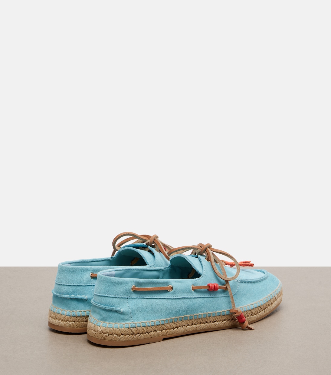 Seafarer beaded suede espadrilles | Aquazzura