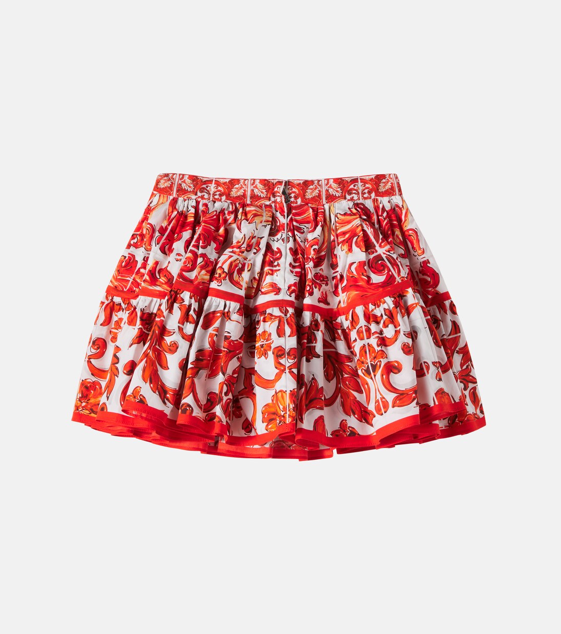 Printed cotton skirt | Dolce&Gabbana Kids