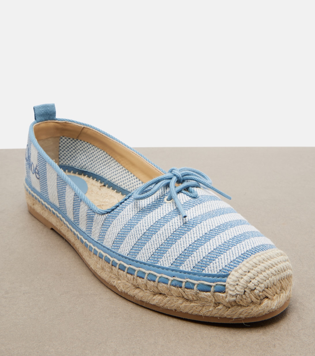Isla striped canvas espadrilles | Chloé
