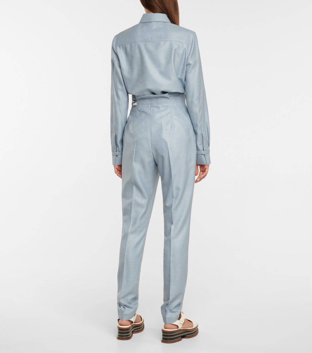 Pantalon slim Johnson à taille haute | Gabriela Hearst