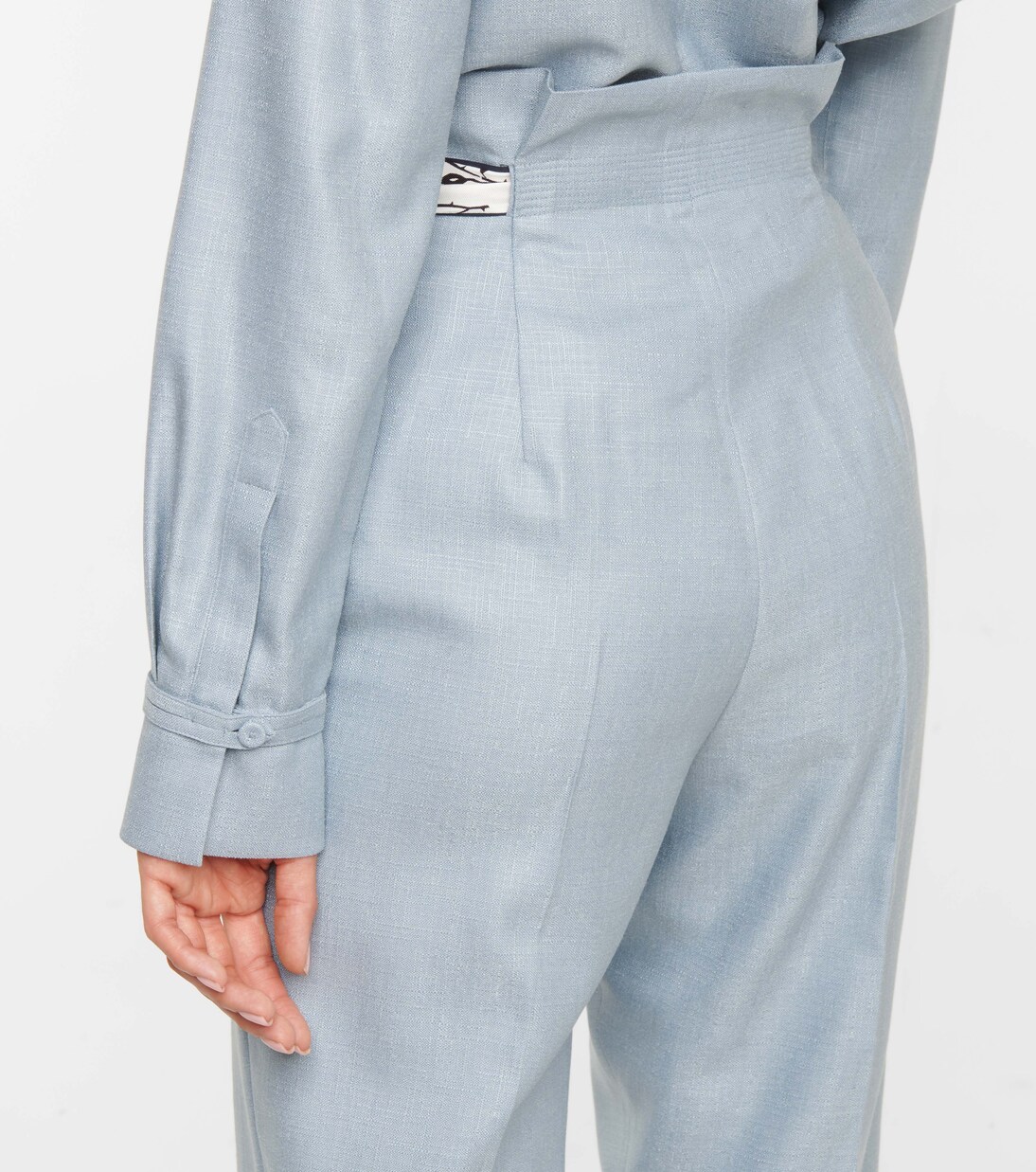 Pantalon slim Johnson à taille haute | Gabriela Hearst