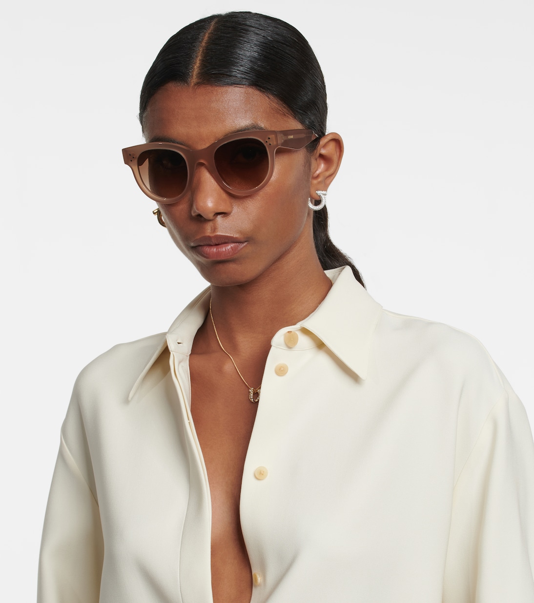 D-frame acetate sunglasses | Celine Eyewear