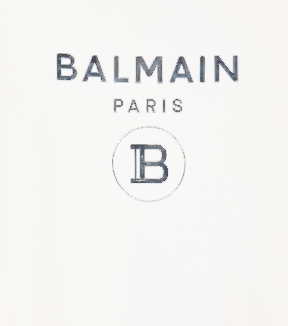 Robe sweat-shirt en coton à logo | Balmain Kids