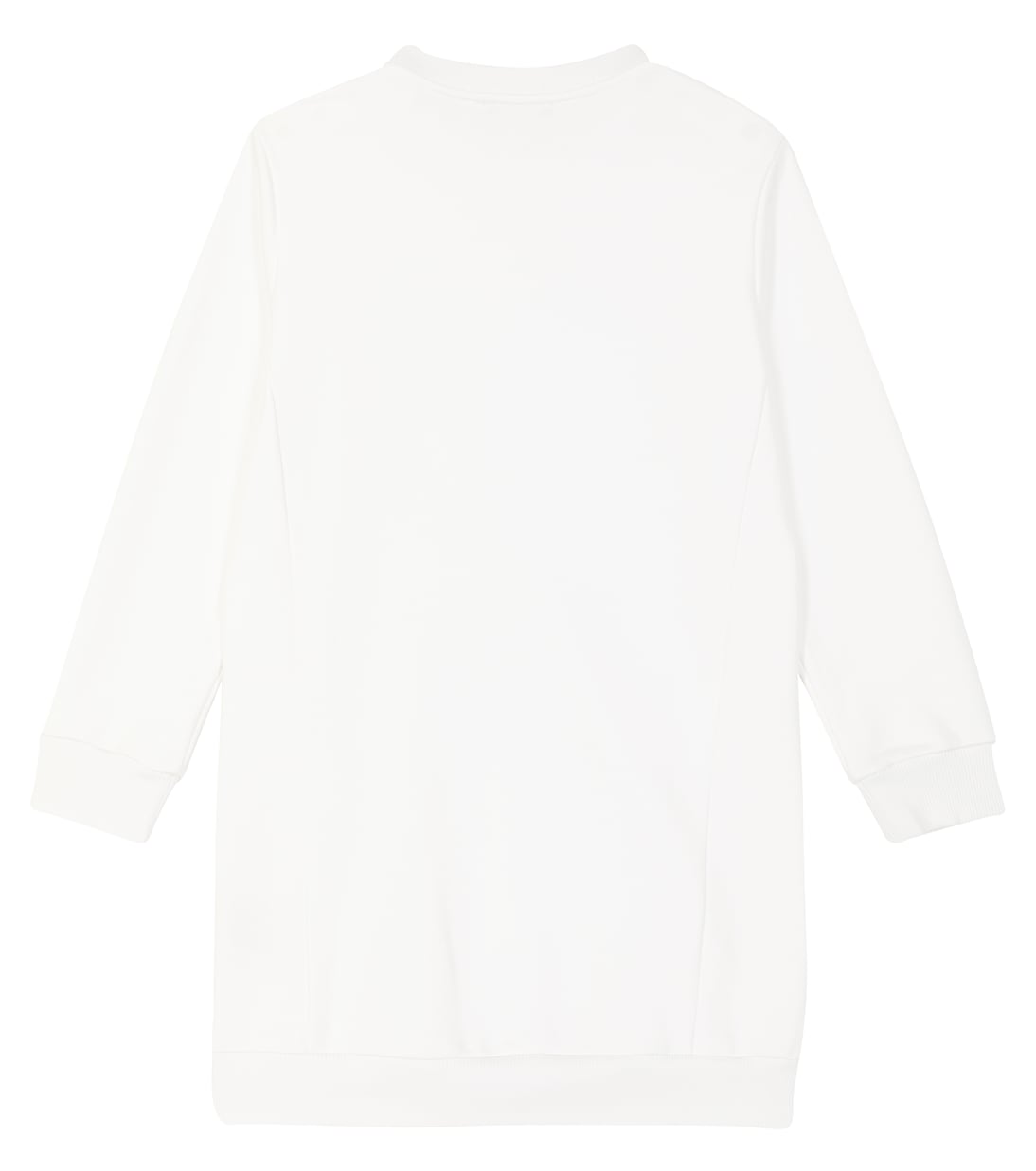 Robe sweat-shirt en coton à logo | Balmain Kids