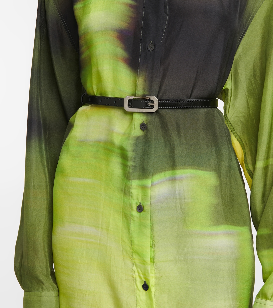 Logo-engraved buckled leather belt | Eéra