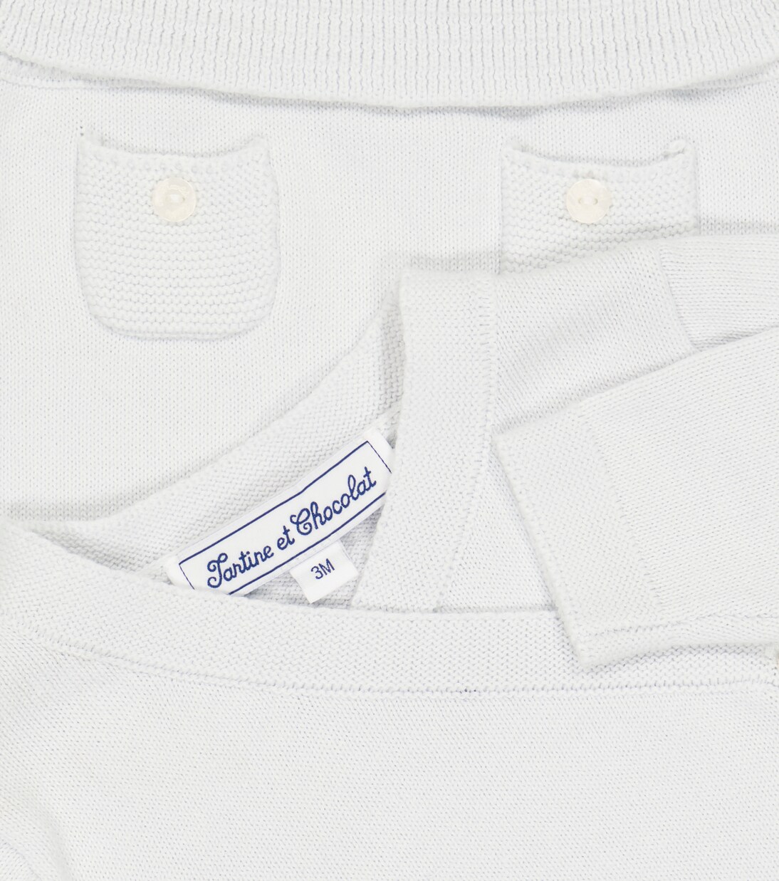 Baby cotton cardigan and pants set | Tartine et Chocolat