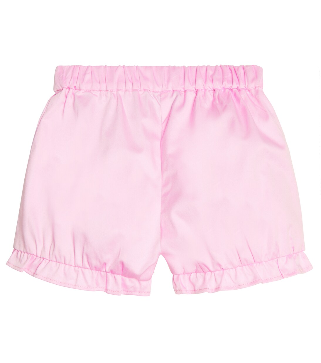 Baby ruffle-trimmed satin bloomers | Moschino Kids
