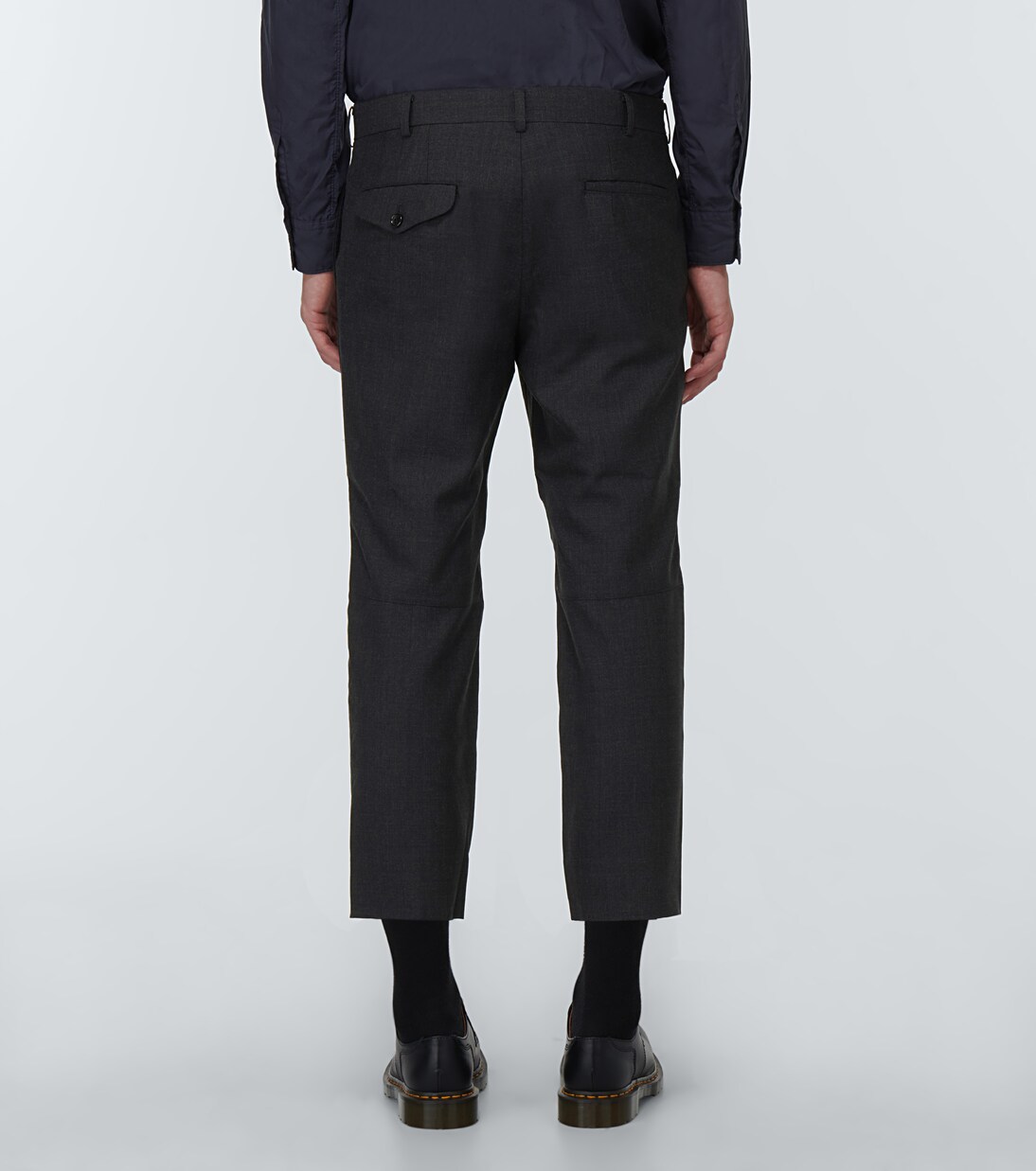 Low-rise slim wool pants | Comme des Garçons Homme Deux