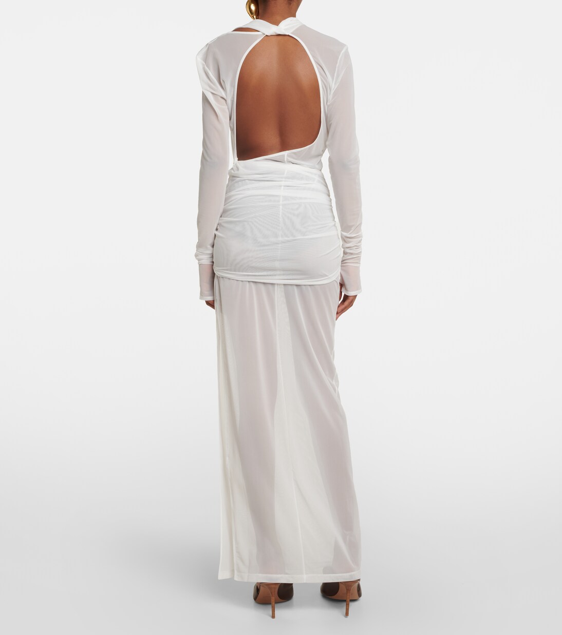 Maxikleid La Robe Piombone aus Tüll | Jacquemus