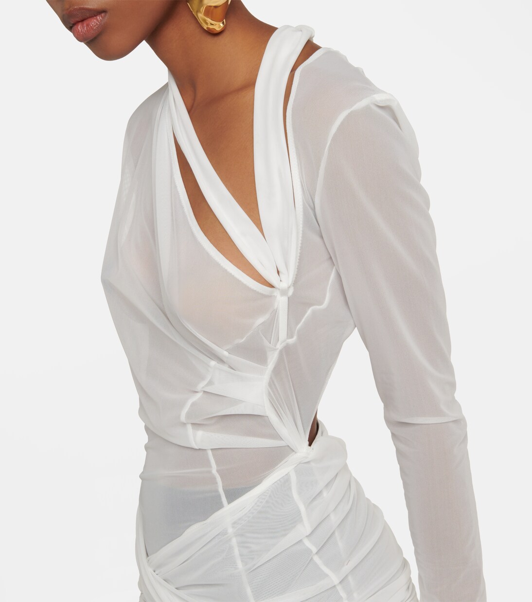 Maxikleid La Robe Piombone aus Tüll | Jacquemus