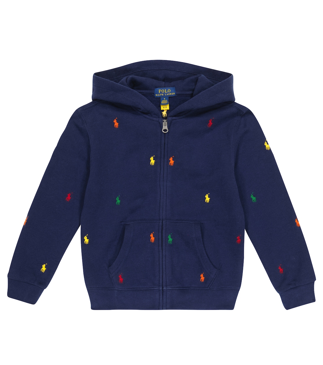 Sweat-shirt à capuche zippé et brodé | Polo Ralph Lauren Kids