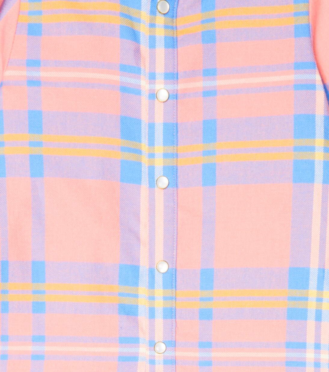 Checked cotton flannel shirt | Mini Rodini