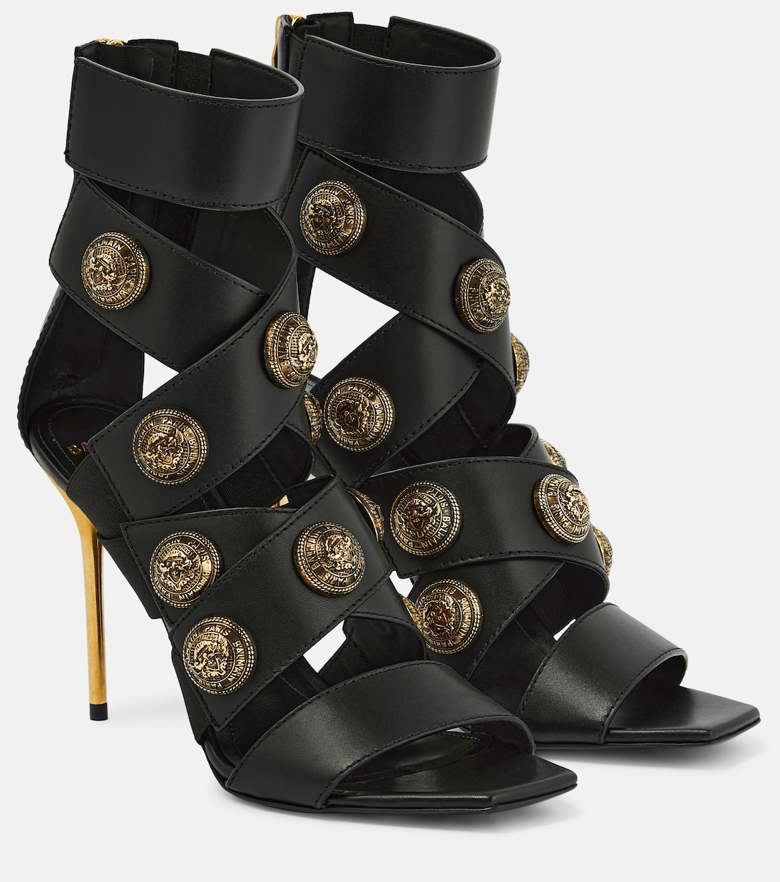 Verzierte Sandalen Alma aus Leder | Balmain