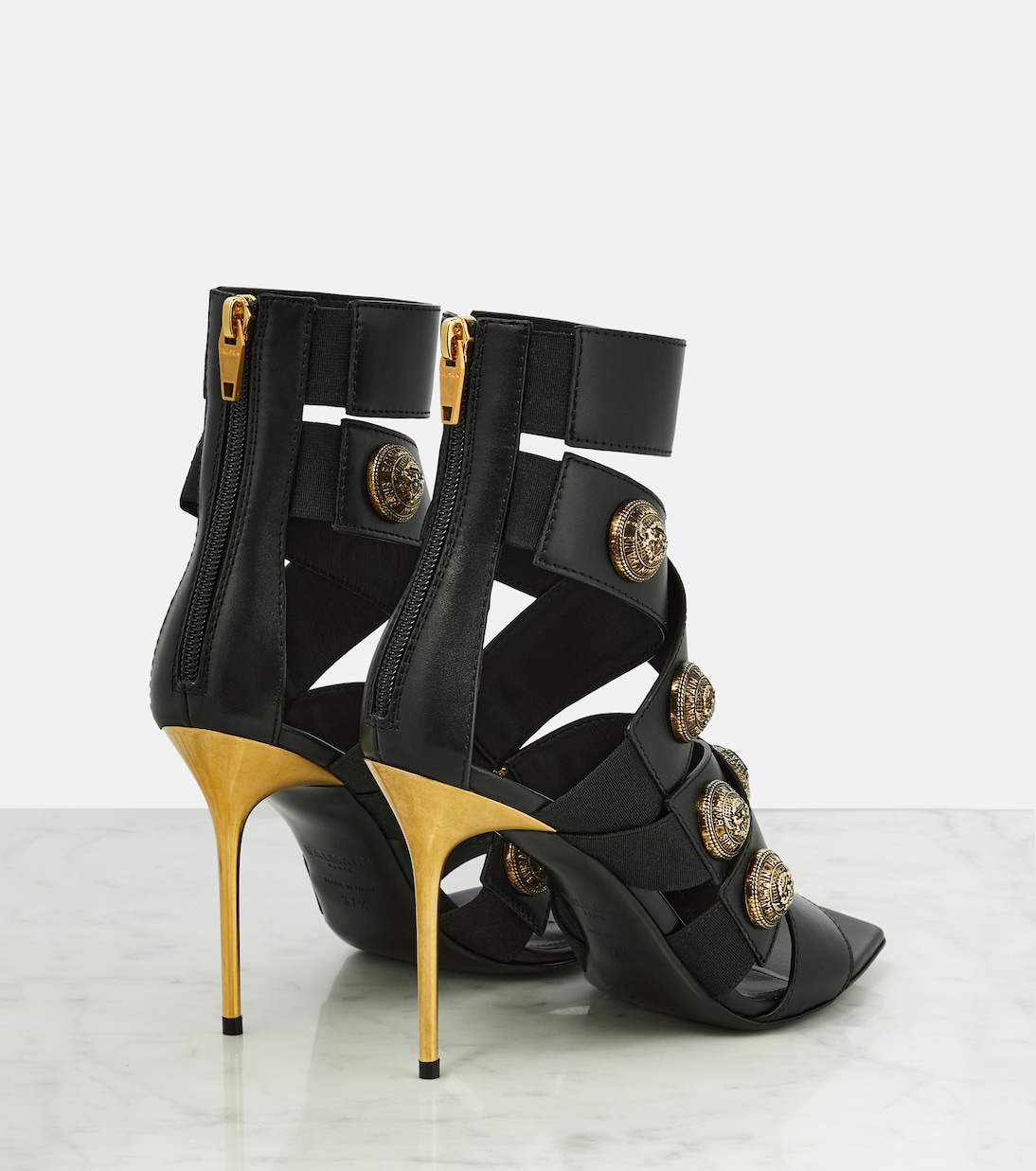 Verzierte Sandalen Alma aus Leder | Balmain