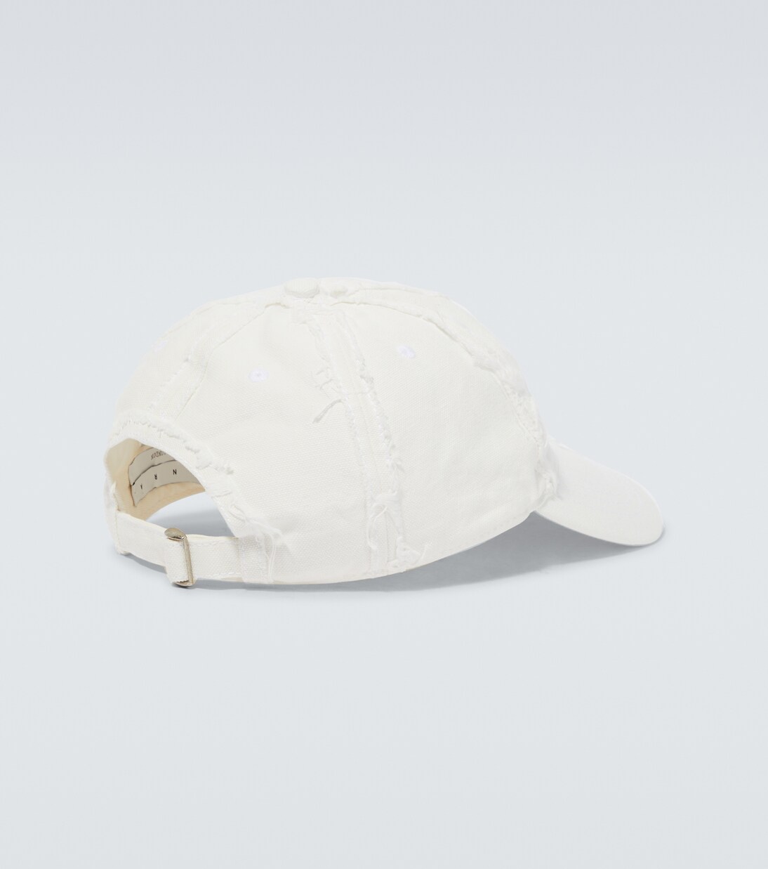 Cappello da baseball in denim distressed | Ranra