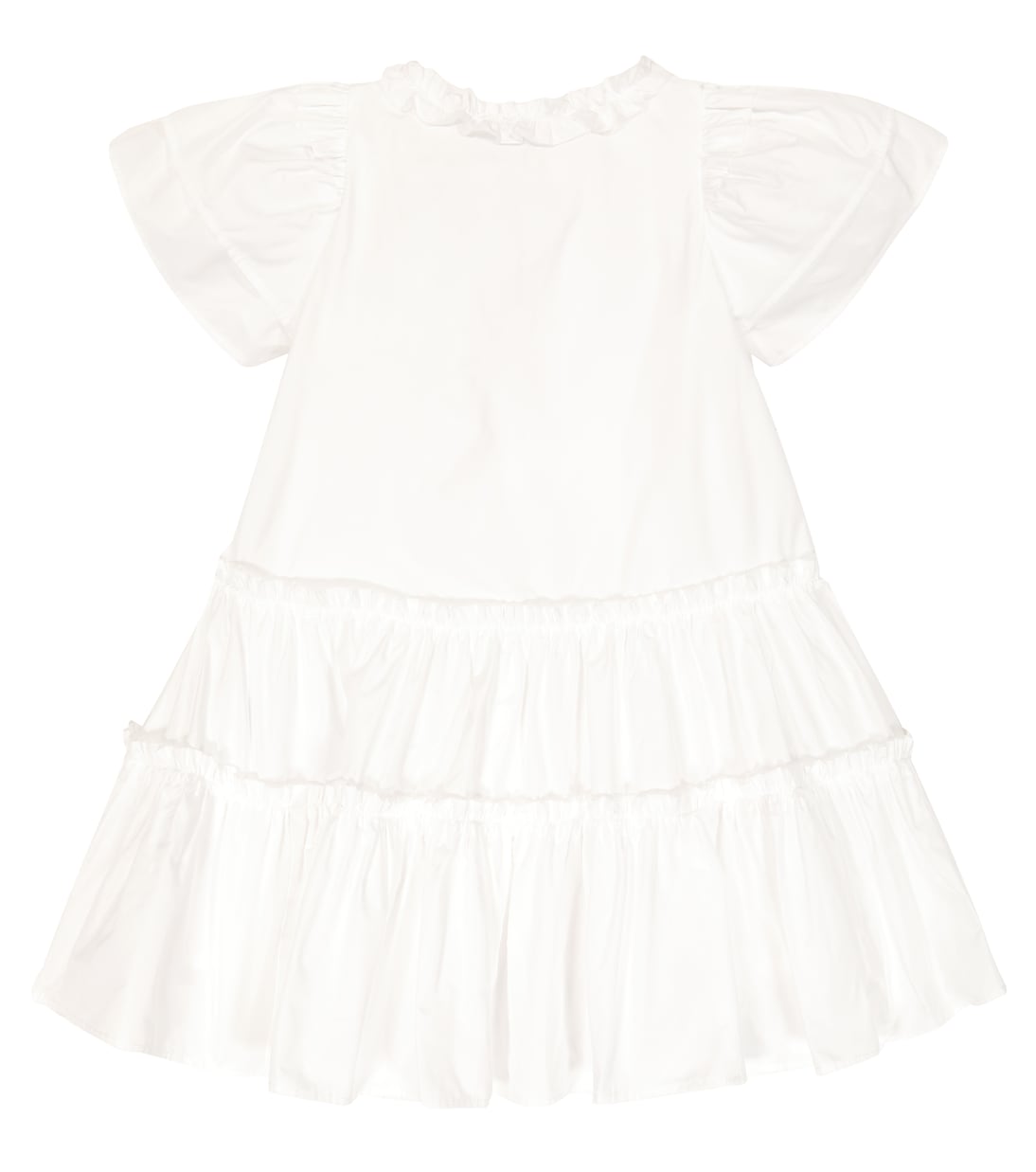 Taffeta flounce dress | Monnalisa