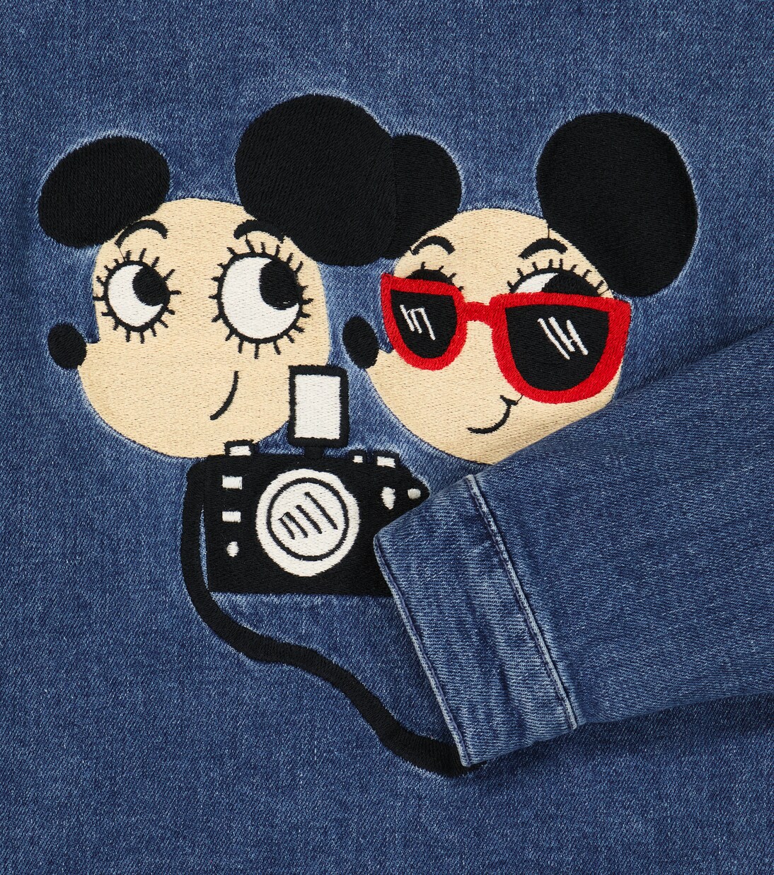 Veste brodée en jean | Mini Rodini