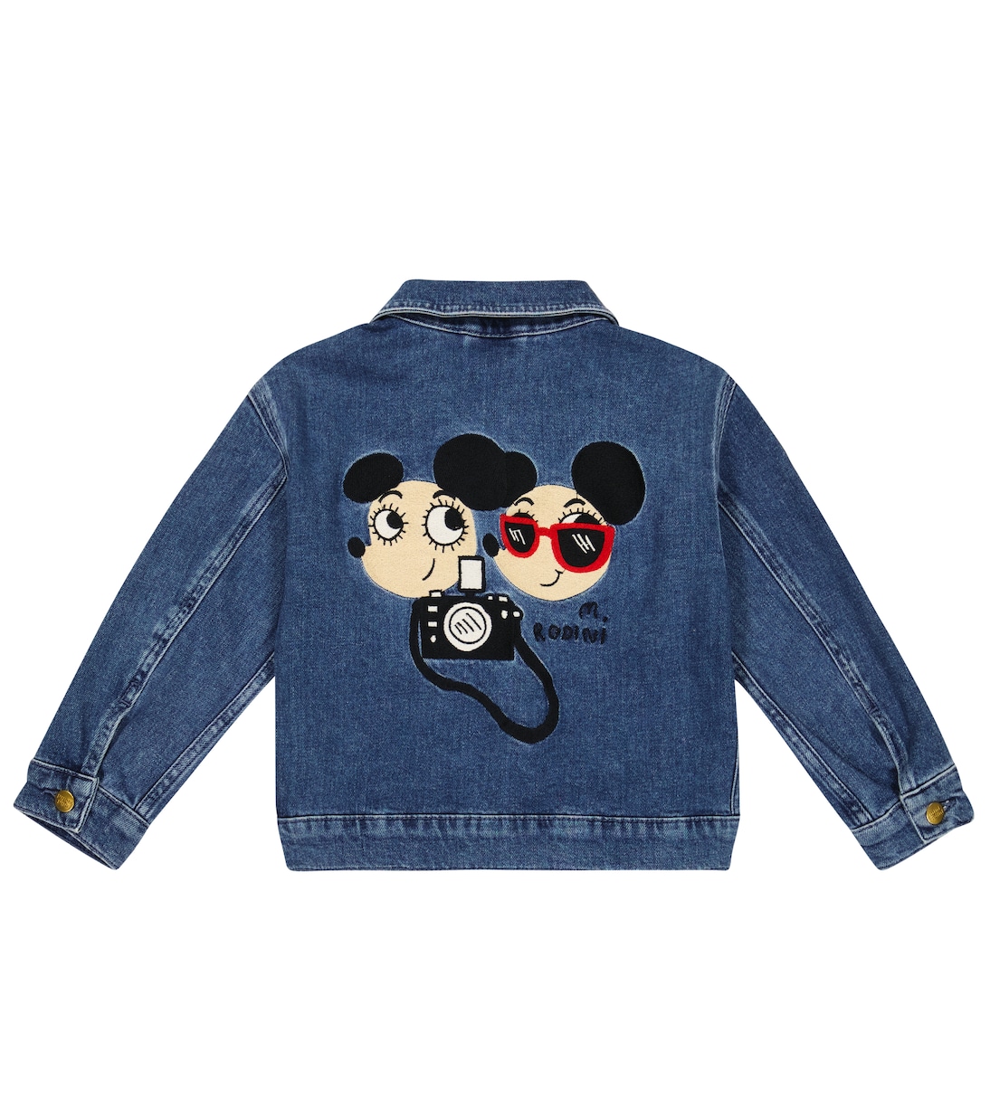 Veste brodée en jean | Mini Rodini