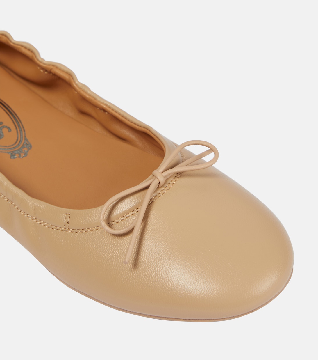 Bubble leather ballet flats | Tod's