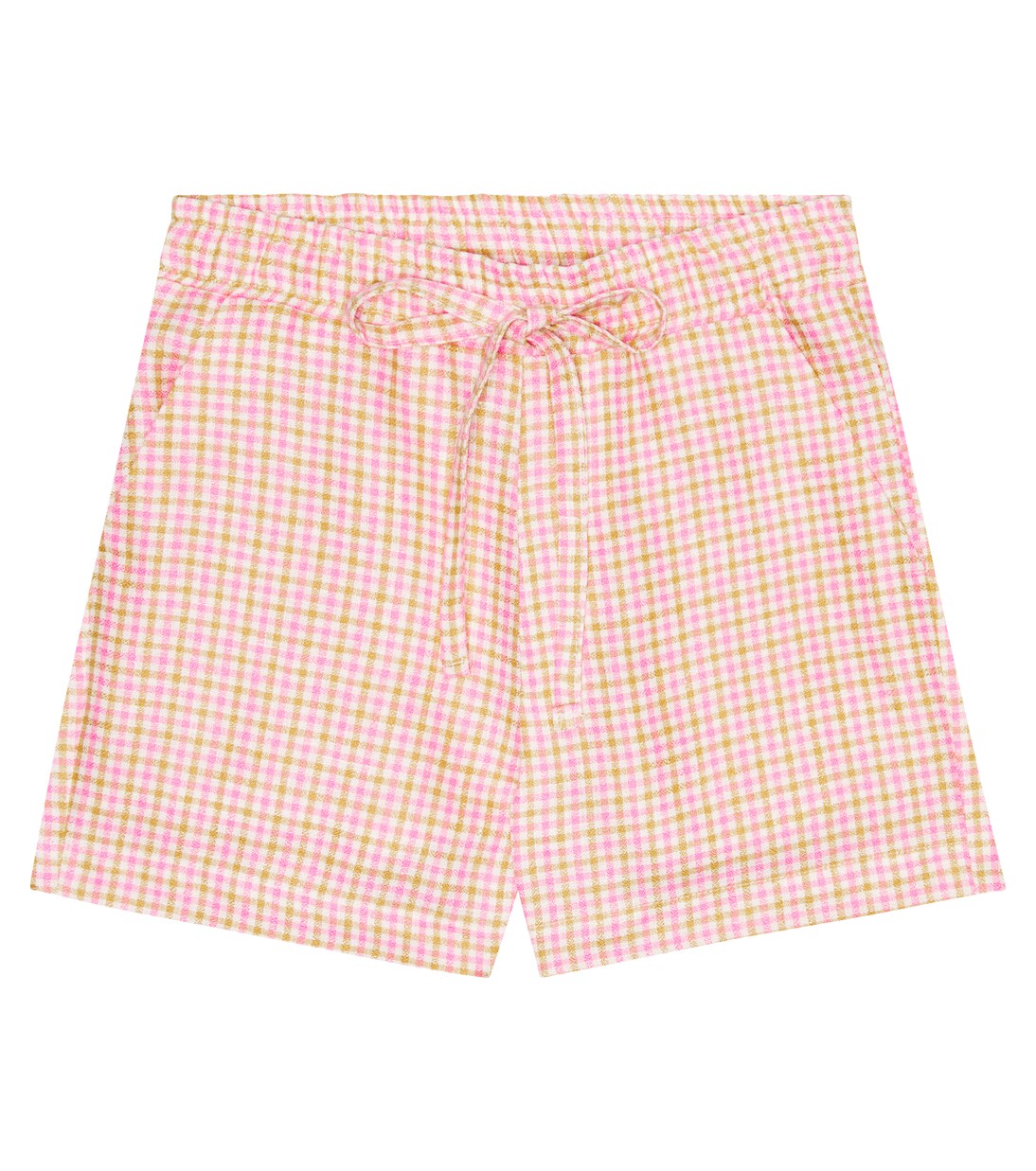Lex checked linen shorts | Paade Mode