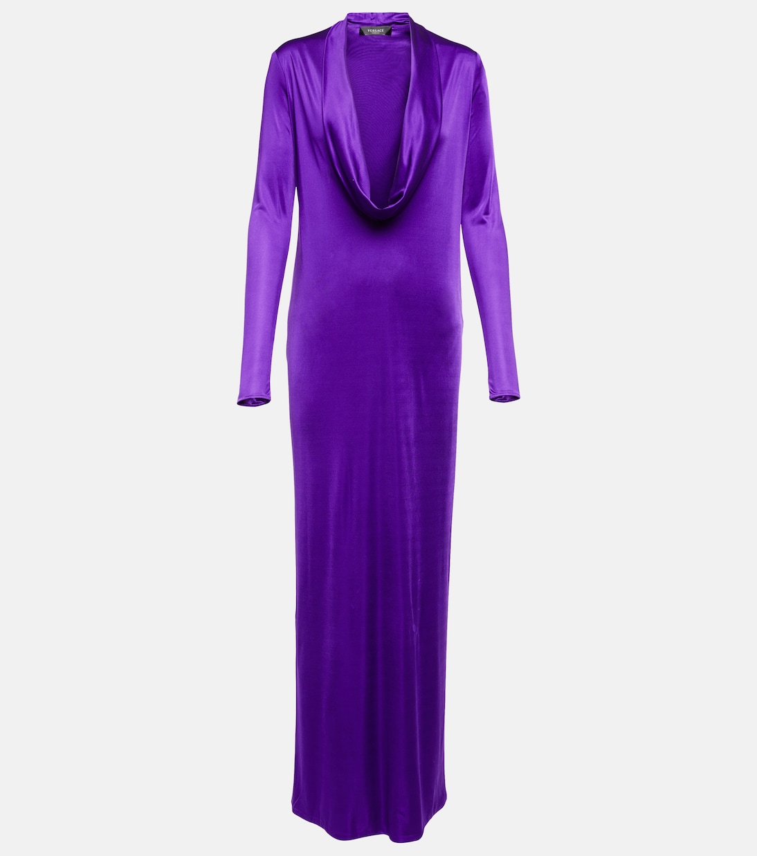 Robe longue en satin | Versace