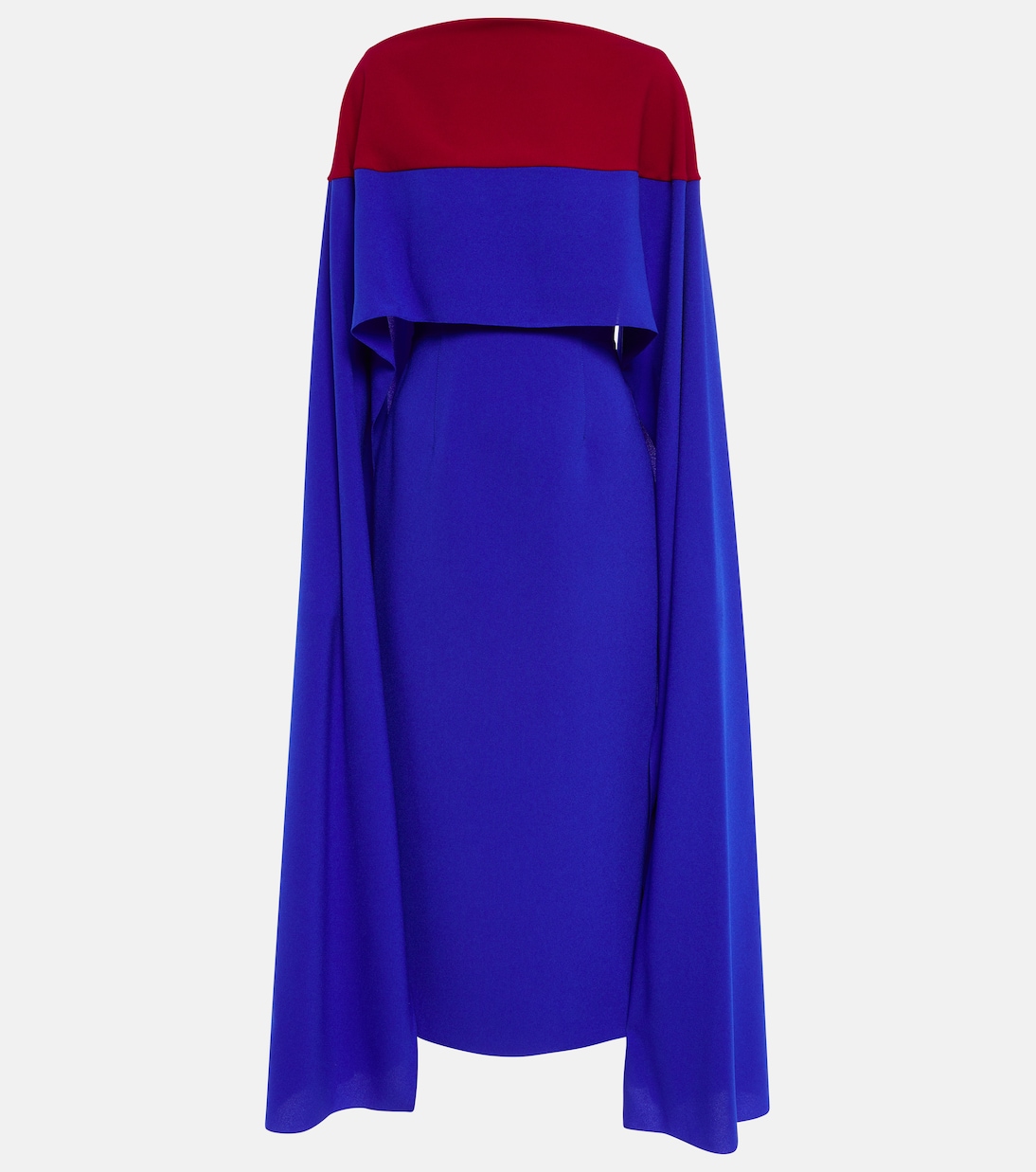 Elina cape midi dress | Roksanda