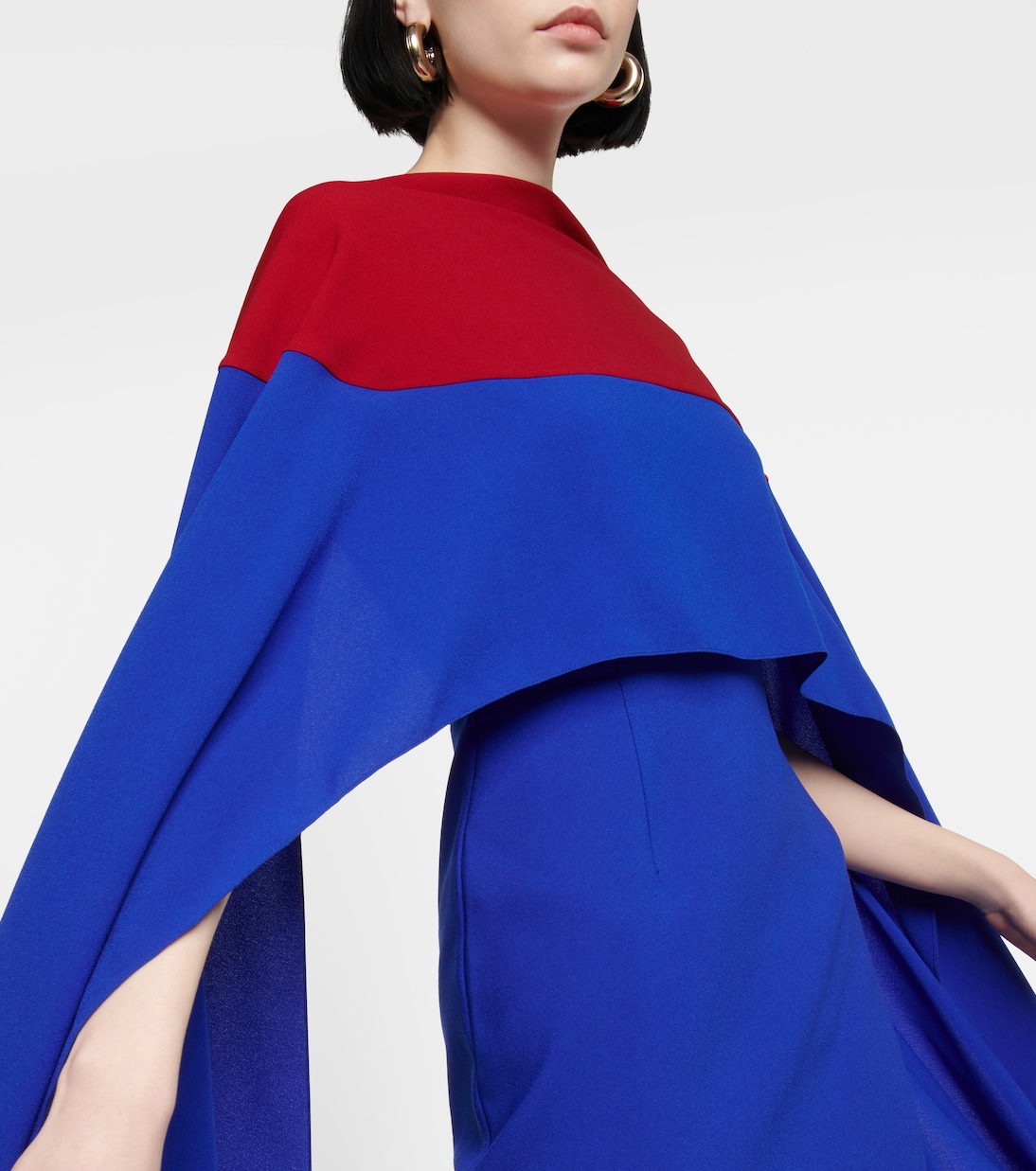 Elina cape midi dress | Roksanda