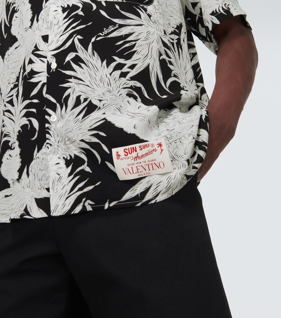 Bedrucktes Hemd aus Seide | Valentino