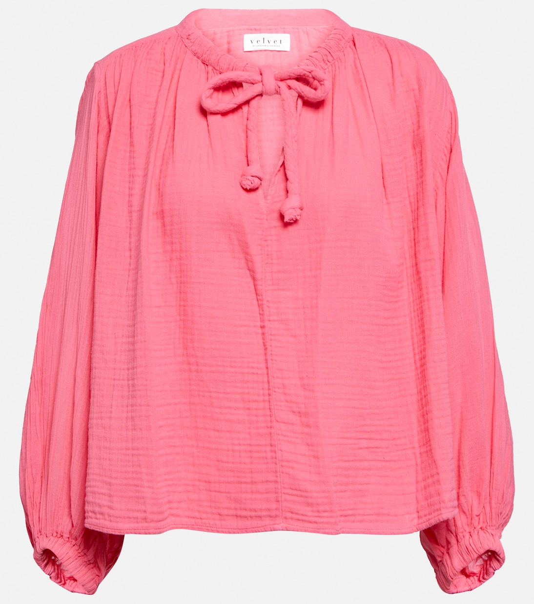 Top Kathleen aus Baumwoll-Gaze | Velvet