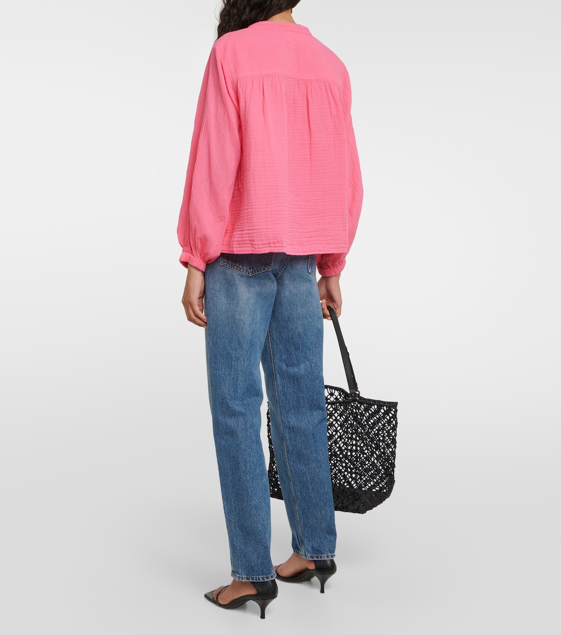 Top Kathleen aus Baumwoll-Gaze | Velvet