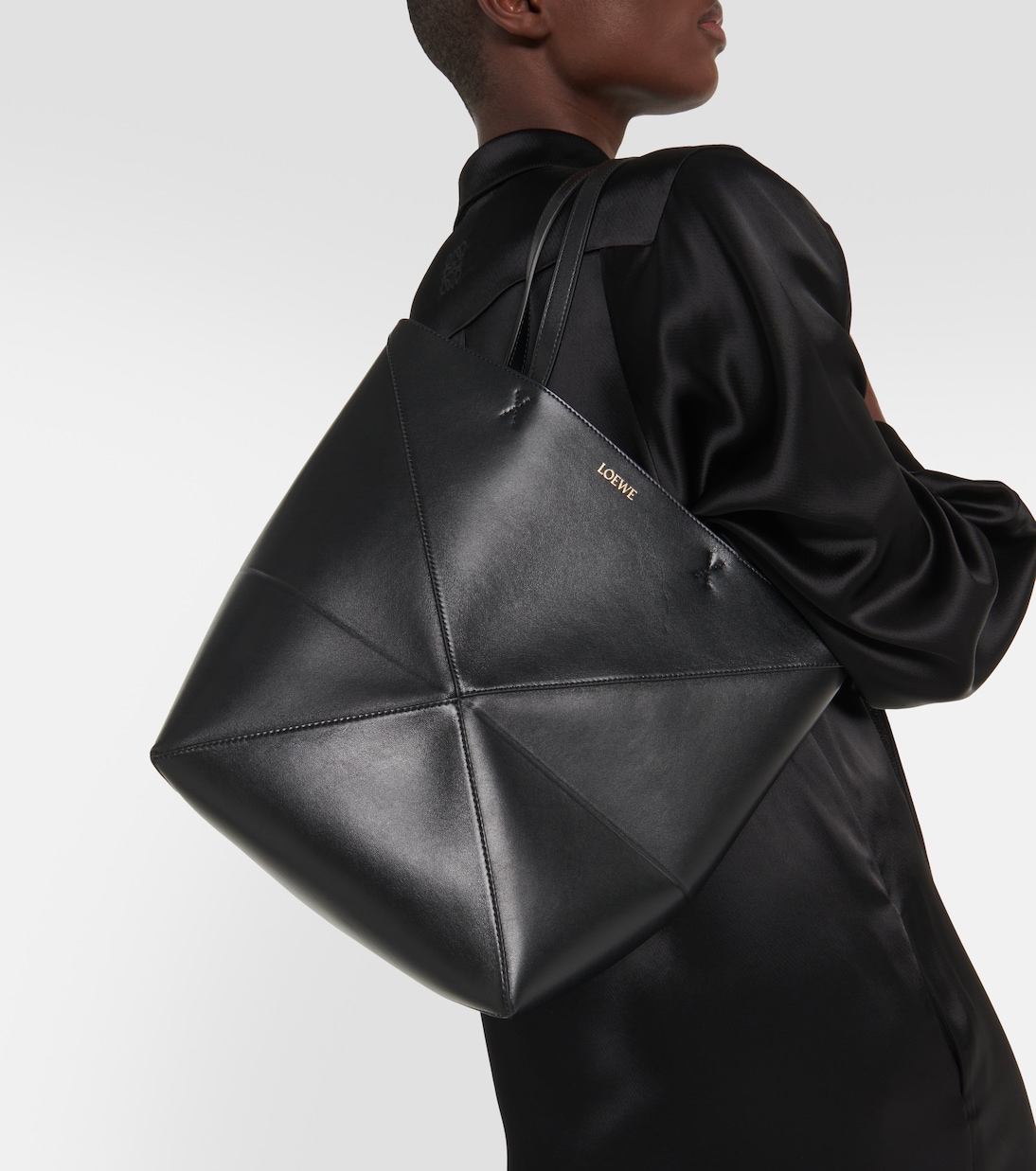 Borsa Puzzle Fold Medium in pelle | Loewe