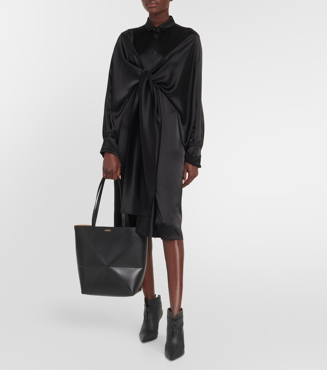 Borsa Puzzle Fold Medium in pelle | Loewe