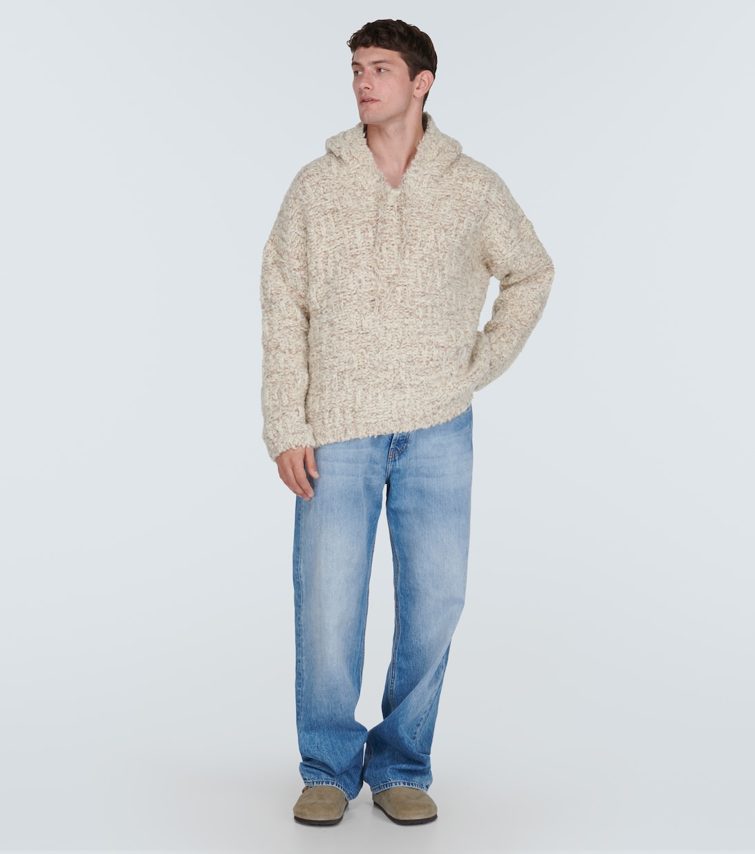 Oversized wool-blend hoodie | ERL