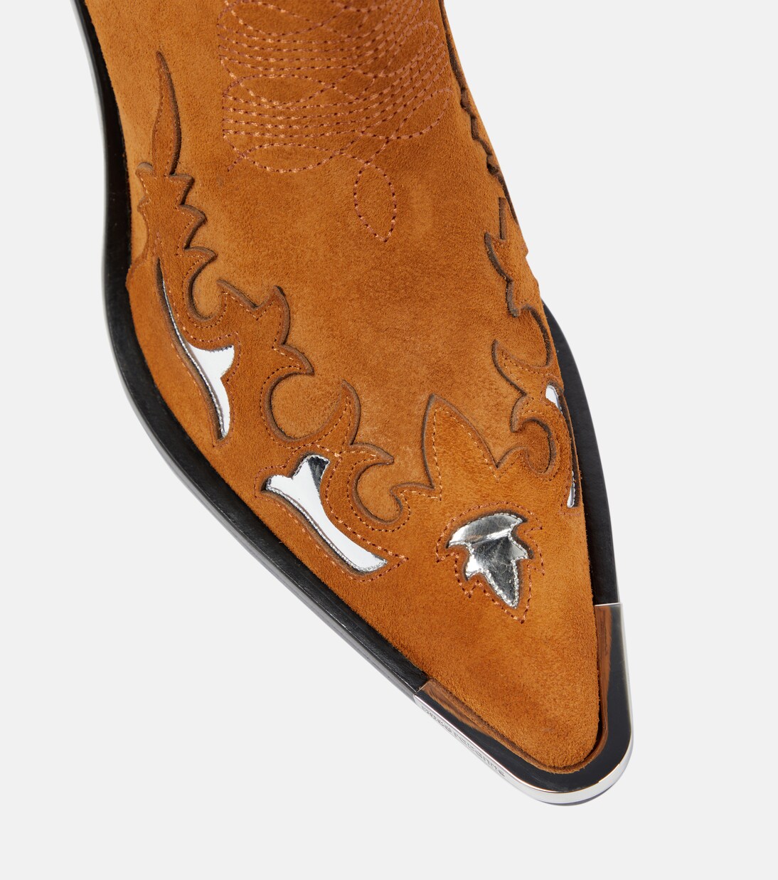 Westernstiefel aus Veloursleder | Rabanne