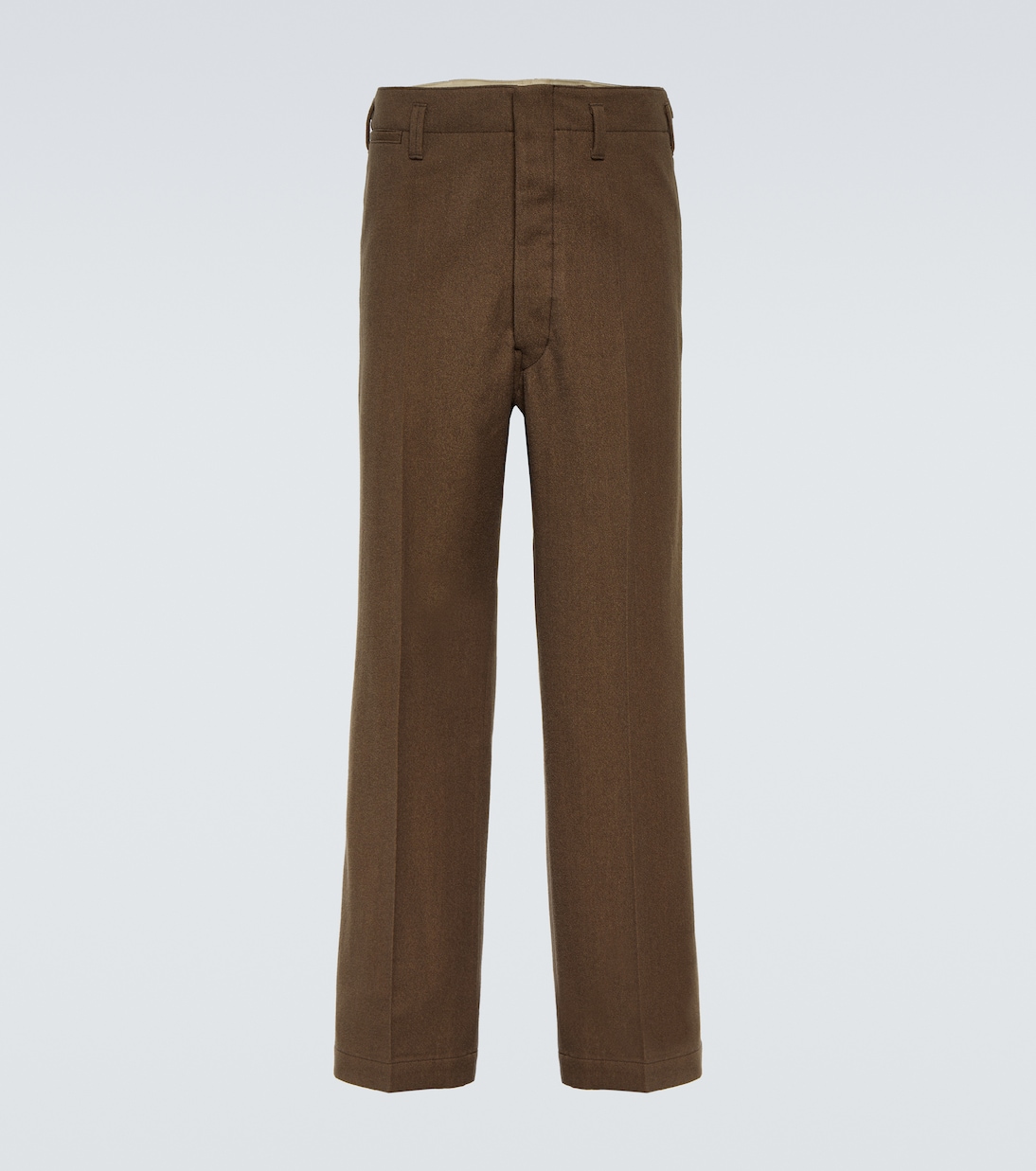 Maxi cotton and wool chinos  | Lemaire