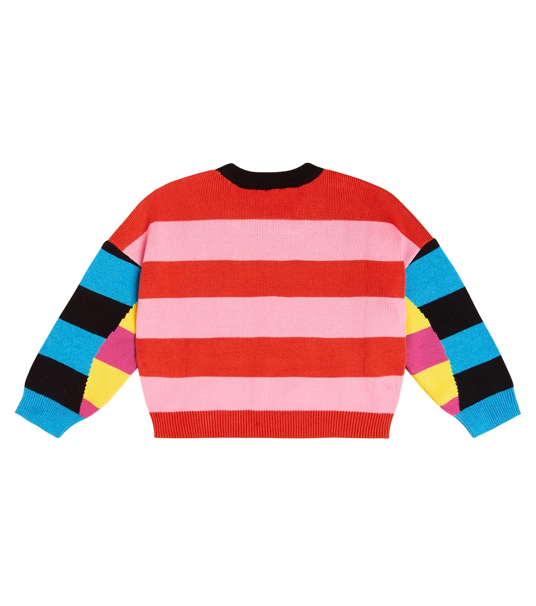 Striped cotton and wool sweater | Stella McCartney Kids