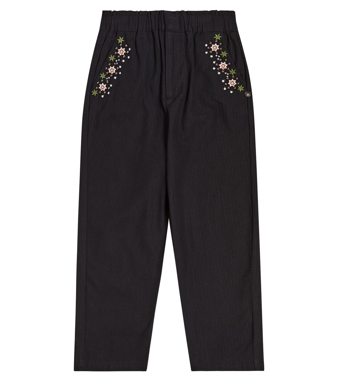 Embroidered cotton pants | Scotch & Soda Kids