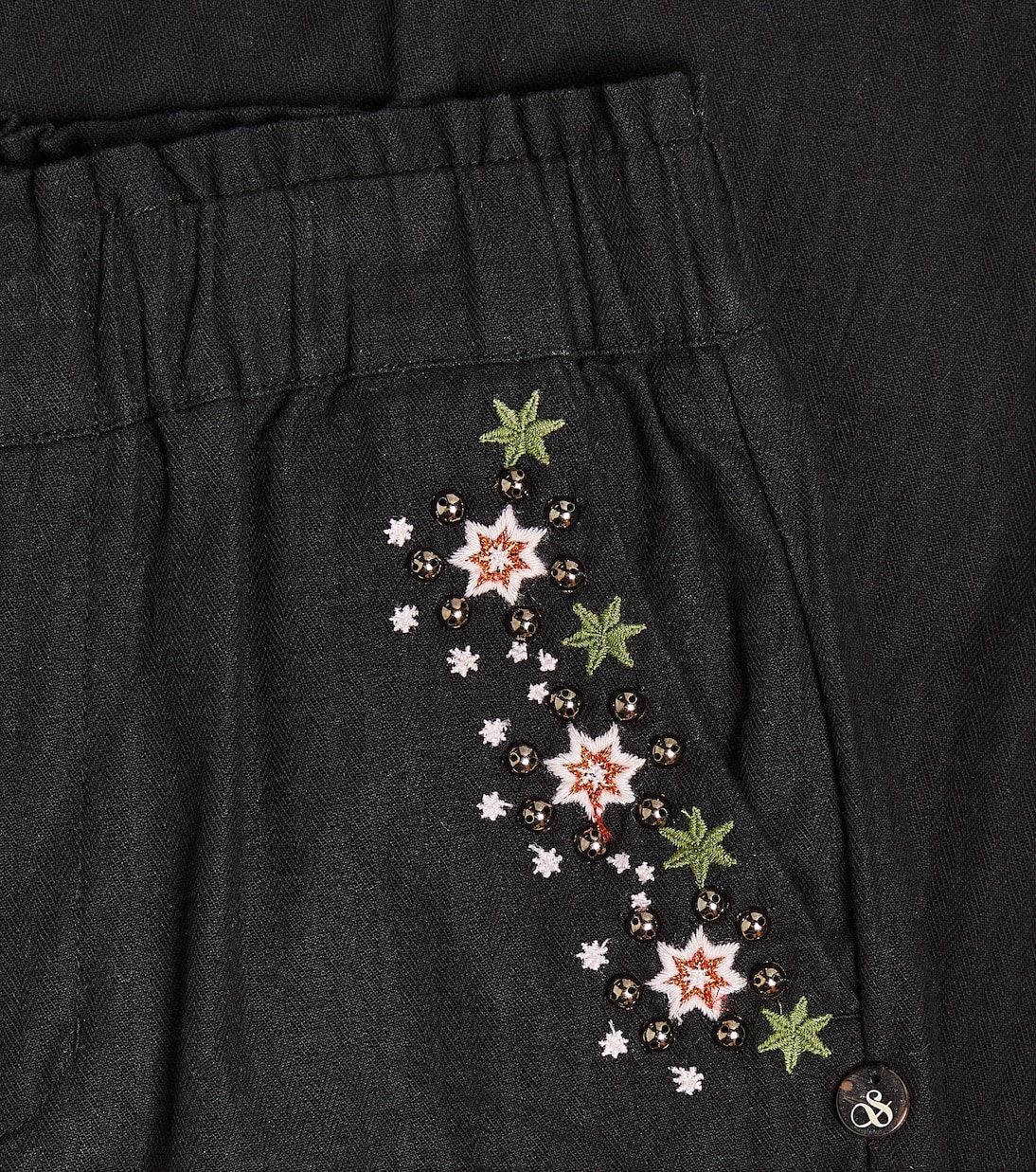 Embroidered cotton pants | Scotch & Soda Kids