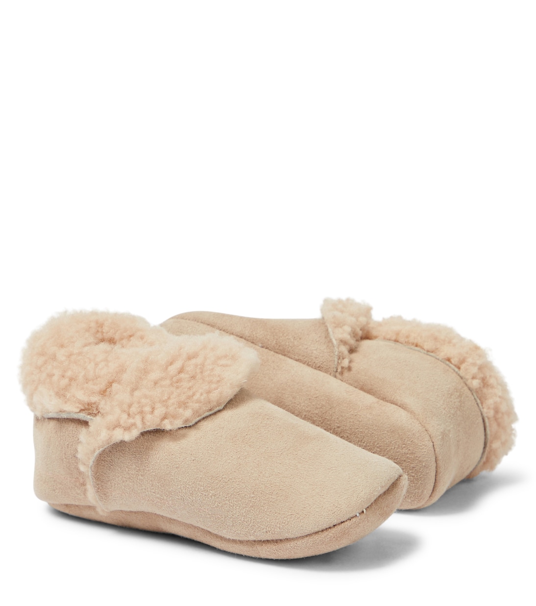 Baby shearling booties | Petit Nord