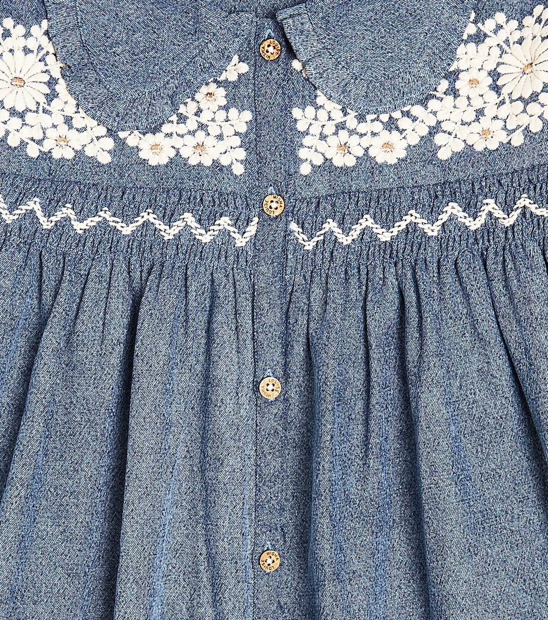 Marlotta embroidered cotton dress | Louise Misha